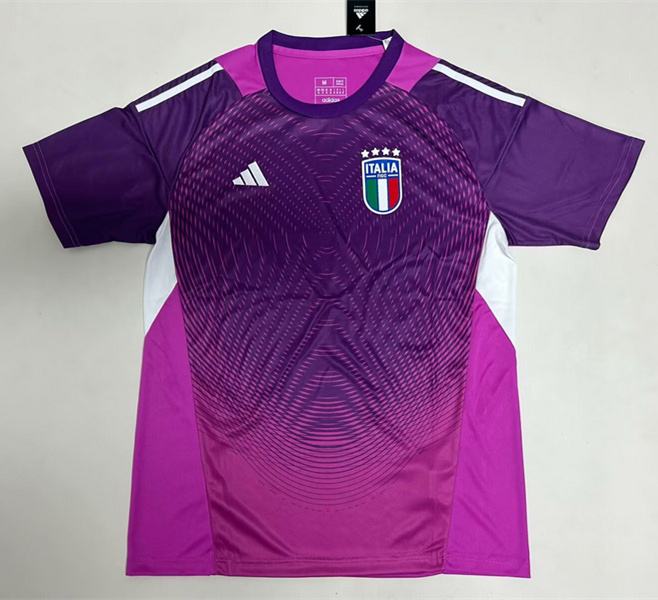 2025-2026 Italy Goalkeeper Purple Thailand Soccer Jersey AAA