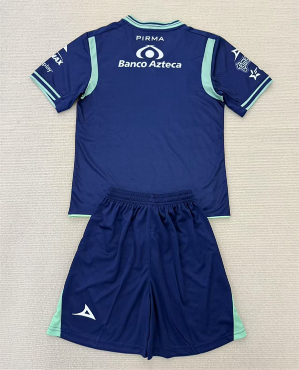 2024-25 Puebla F.C. Away Blue kids Soccer Uniform-AY