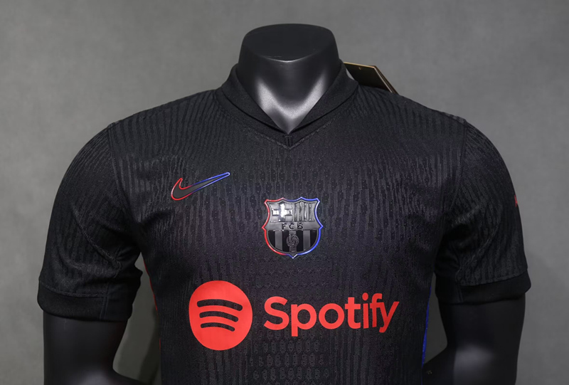 (S-3XL) Player Version 2024-2025 Barcelona Away Black Thailand Soccer Jersey AAA-518