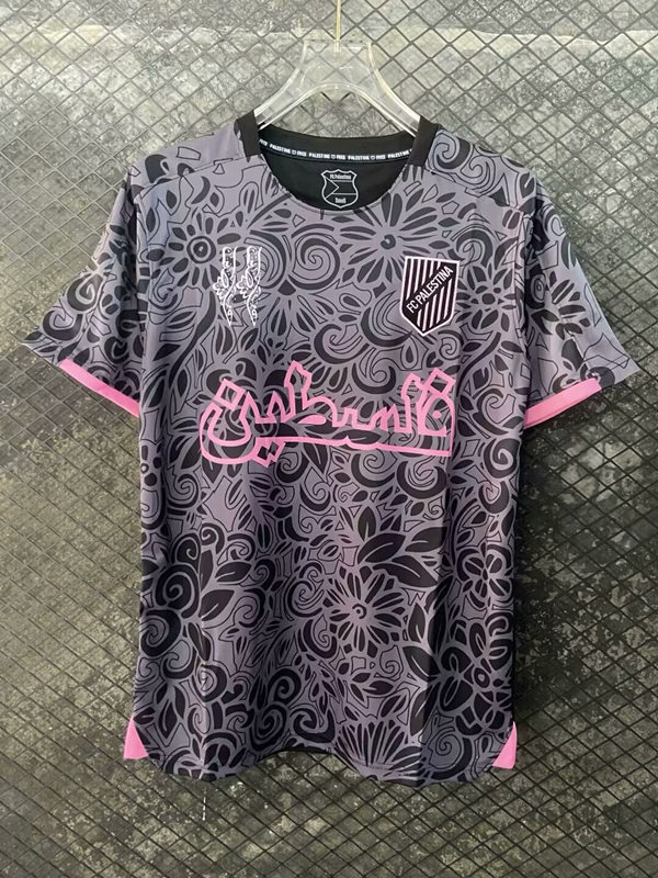 2024-2025 Palestine Black Thailand Training Soccer Jersey AAA-2733
