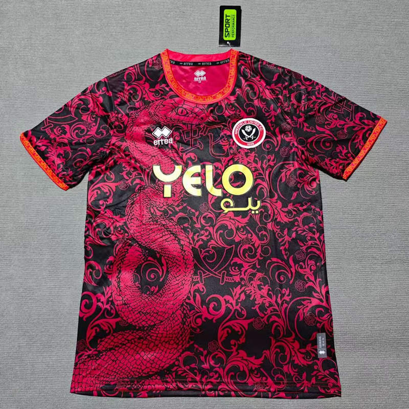 2025-26 Sheffield United Red Thailand Soccer Jersey AAA