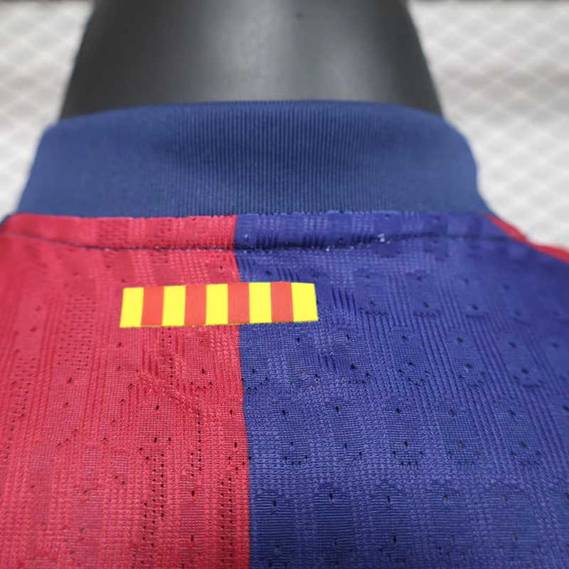 Player Version 2024-2025 Barcelona Home Red&Blue Thailand Soccer Jersey AAA-888