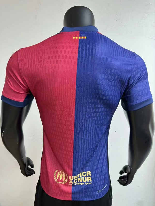 Player Version 2024-2025 Barcelona Home Red&Blue Thailand Soccer Jersey AAA-1506