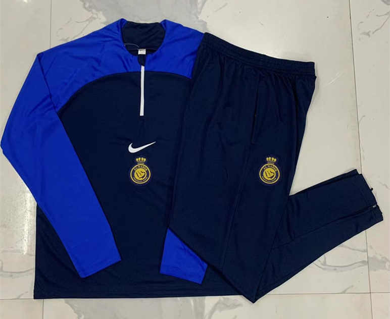 2024-2025 Al-Nassr FC Royal Blue Thailand Soccer Tracksuit-815