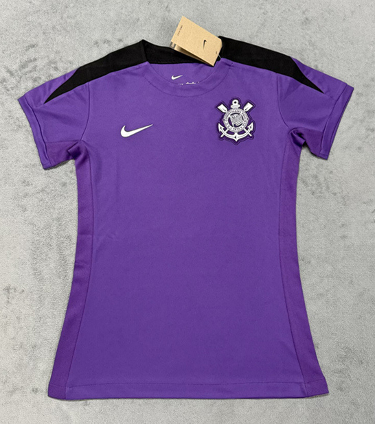 2025-2026 Corinthians Home Purple Thailand Women Soccer Jersey-4506