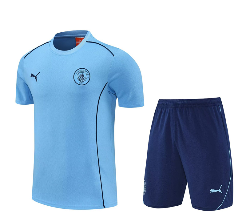 2025-2026 Manchester City Blue Thailand Soccer Uniform-4627