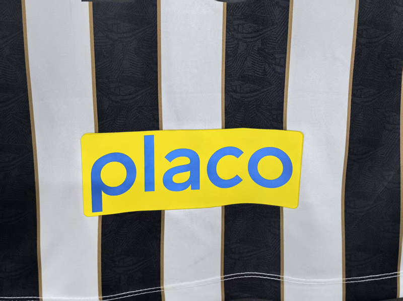 2024-2025 Santos FC Away #10 Black&White Thailand Soccer Jersey AAA-3079