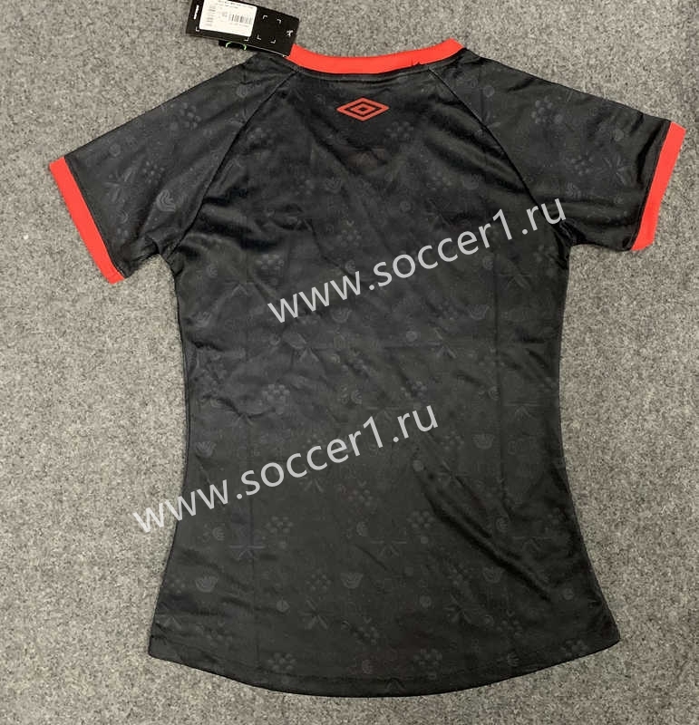 2023-2024 Sport Recife 2nd Away Red&Black Women Thailand Soccer Jersey AAA-GB