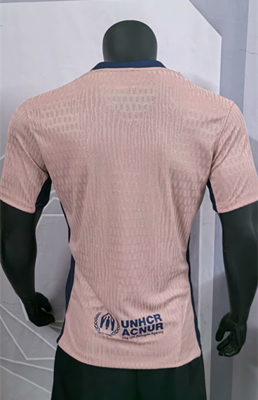 Player Version 2025-2026 Barcelona 3rd Away Pink Thailand Soccer Jersey AAA-0871