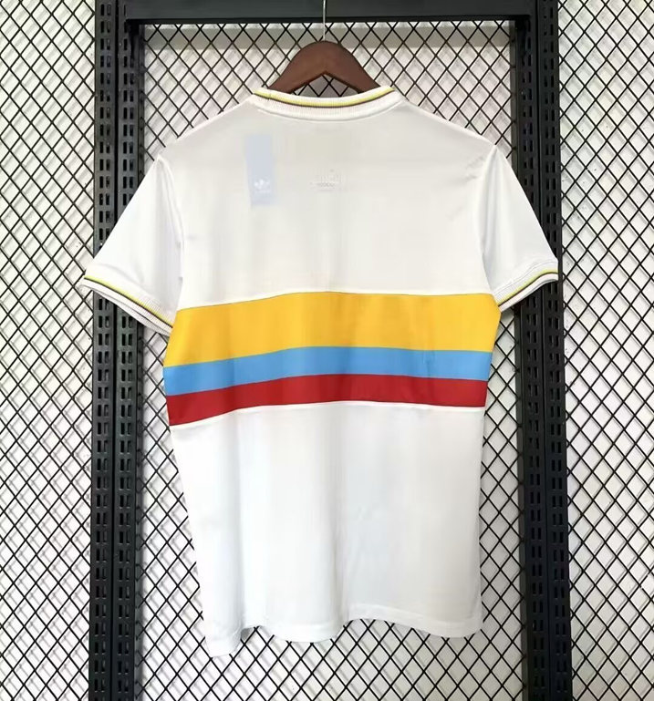 120th Anniversary Version Colombia White Thailand Soccer Jersey AAA-7209