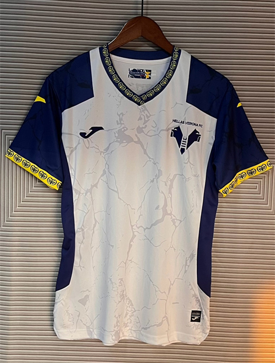 2024-2025 Hellas Verona FC Away White Thailand Soccer Jersey AAA-9171