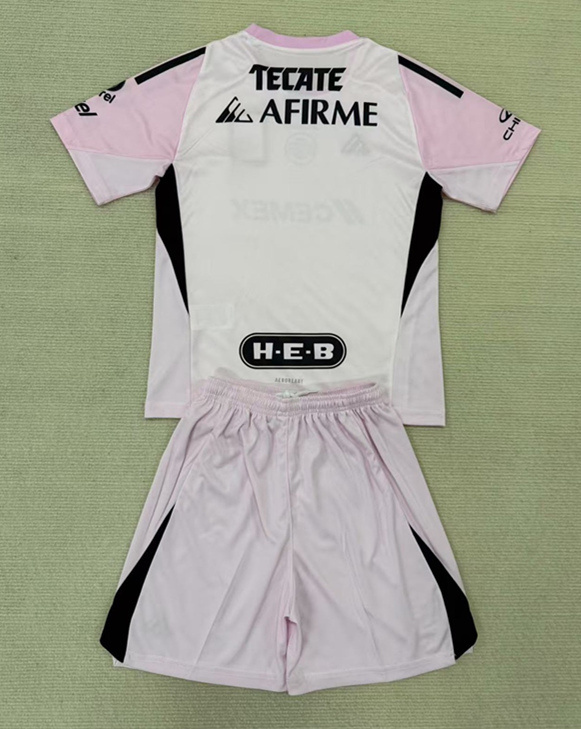 2025-2026 Tigres UANL Goalkeeper Pink Kid/Youth Soccer Uniform-AY
