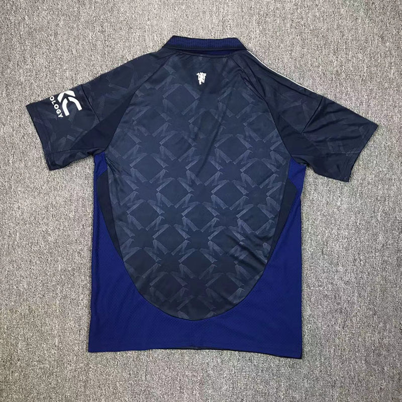 2024-2025 Manchester United Away Royal Blue Thailand Soccer Jersey AAA-417