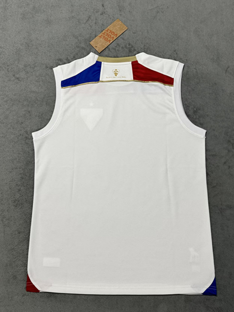 (S-4XL) 2025-2026 Fortaleza EC Away White Thailand Soccer Vest Jersey AAA-4506