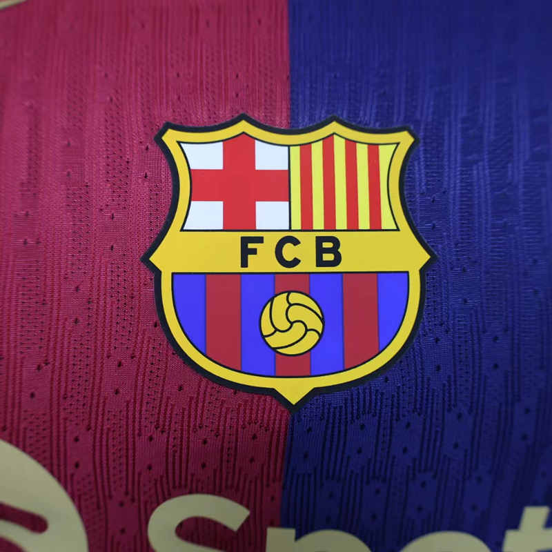 Player Version 2024-2025 Barcelona Home Red&Blue Thailand Soccer Jersey AAA-888