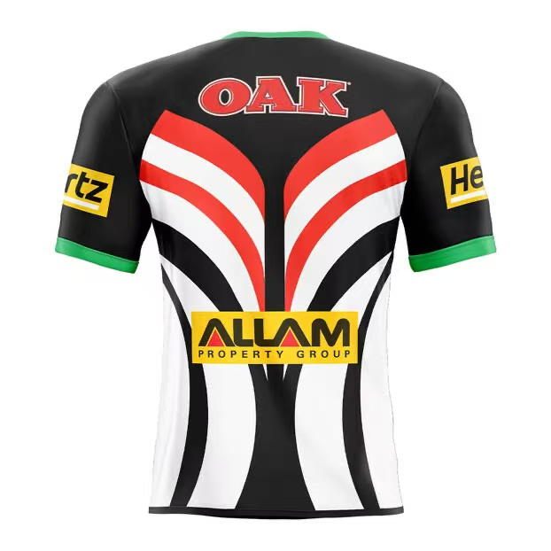 2025-26 Jagua(r) White&Red&Black Thailand Rugby Shirt