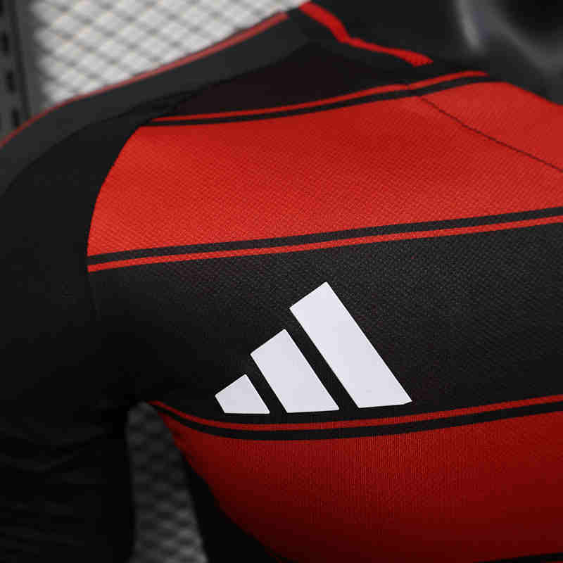 Player Version 2025-26 Flamengo Home Red& Black Thailand Soccer Jersey AAA-888