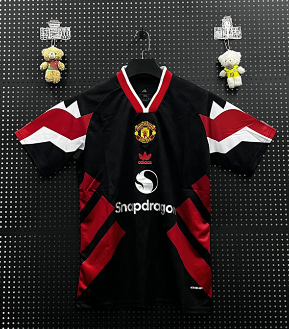 (S-4XL) 2025-2026 Manchester United Special Edition Red&Black Thailand Soccer Jersey AAA-4377