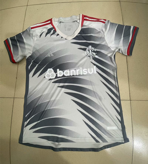 2024-2025 Brazil SC Internacional 2nd Away Light Gray Thailand Soccer Jersey AAA-8258