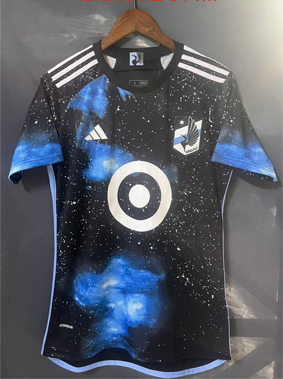 2024-2025 Minnesota United FC Black Thailand Soccer Jersey AAA-9171