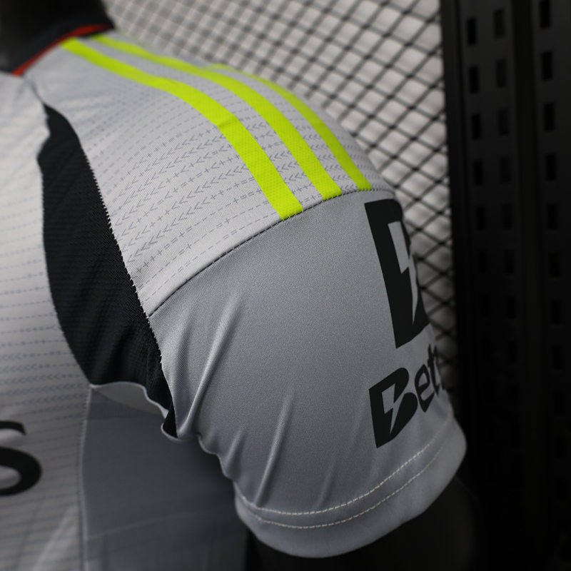 Player Version 2024-2025 Benfica Away Gray Thailand Soccer Jersey AAA-888