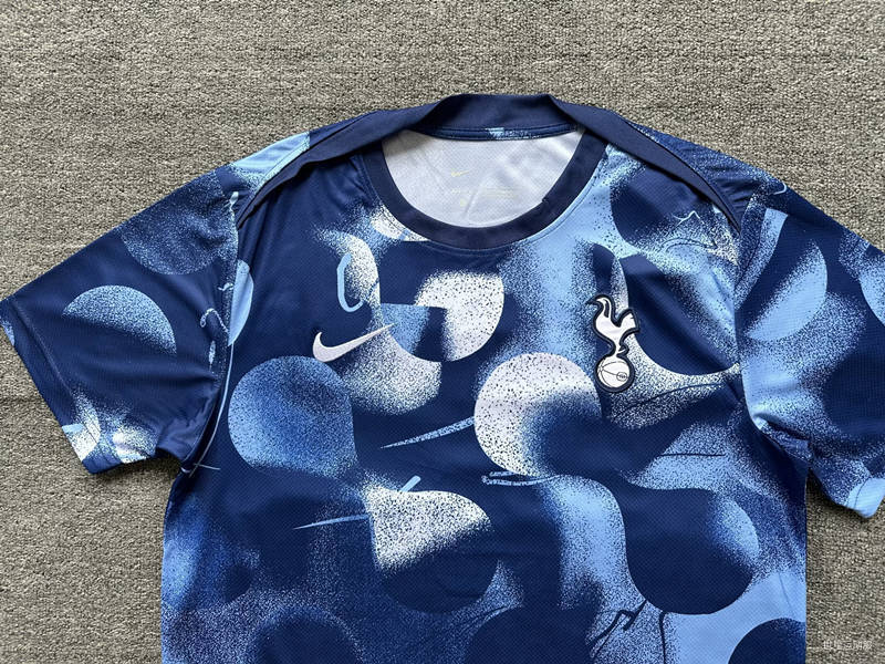 (S-4XL) 2024-2025 Tottenham Hotspur Royal Blue Thailand Training Soccer Jersey AAA-4927