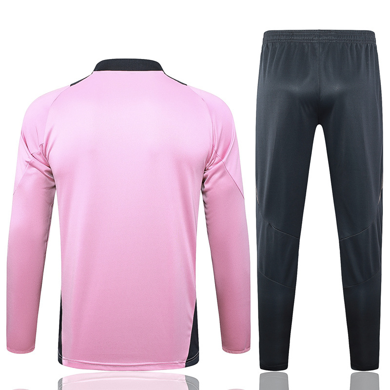 2024-2025 Real Madrid Pink Thailand Soccer Tracksuit-815