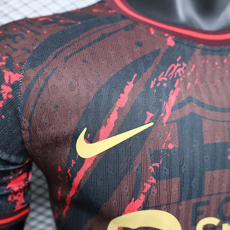 Player Version 2024-2025 Special Version Barcelona Black&Red Thailand Soccer Jersey AAA-888
