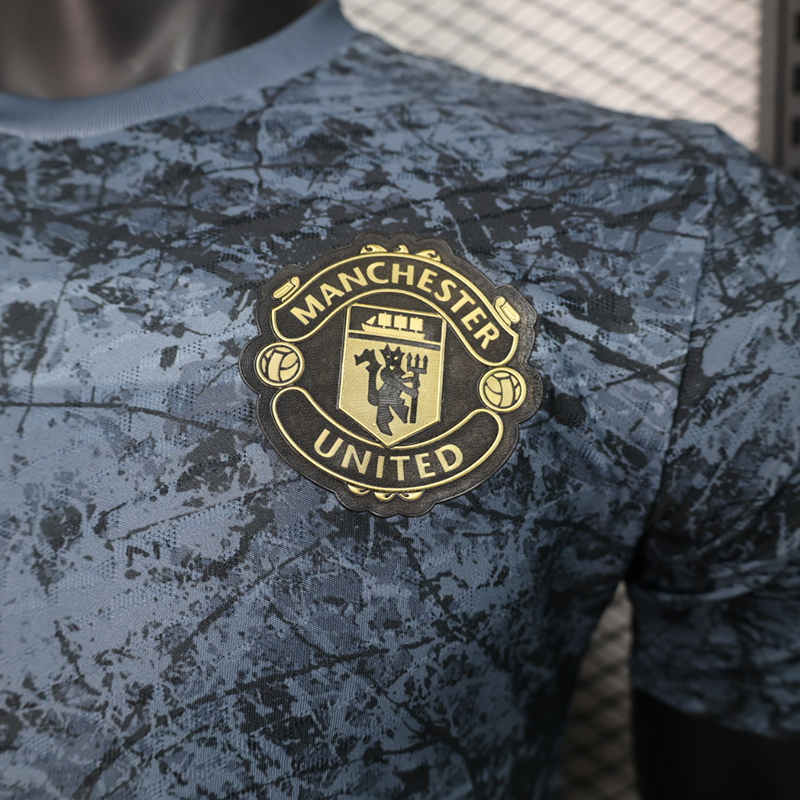 Player Version 2023-2024 Joint Version Manchester United Black&Gray Soccer Jersey AAA-888