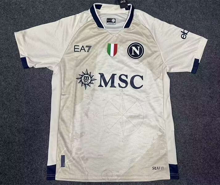 2024-2025 Special Version Napoli Light Yellow Thailand Soccer Jersey AAA-6032