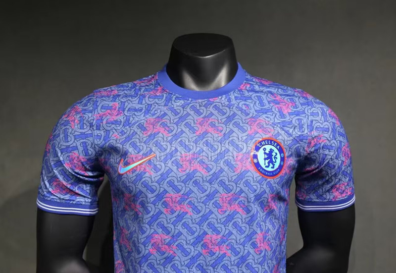 (S-3XL) Player Version 2024-25 Joint Version Chelsea Blue&Pink Thailand Soccer Jersey AAA-518