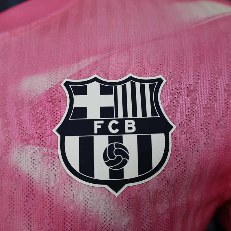 Player Version 2024-2025 Special Version Barcelona Pink Thailand Soccer Jersey AAA-888