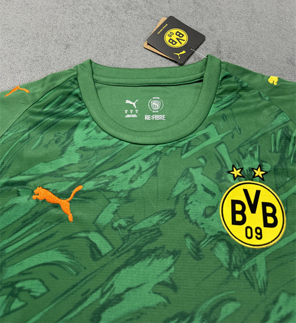 (S-4XL) 2025-2026 Borussia Dortmund Away Green Thailand Soccer Jersey AAA-4506
