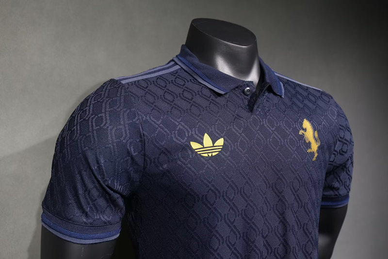 (S-3XL) Player Version 2024-2025 Juventus 2nd Away Royal Blue Thailand Soccer Jersey AAA-518