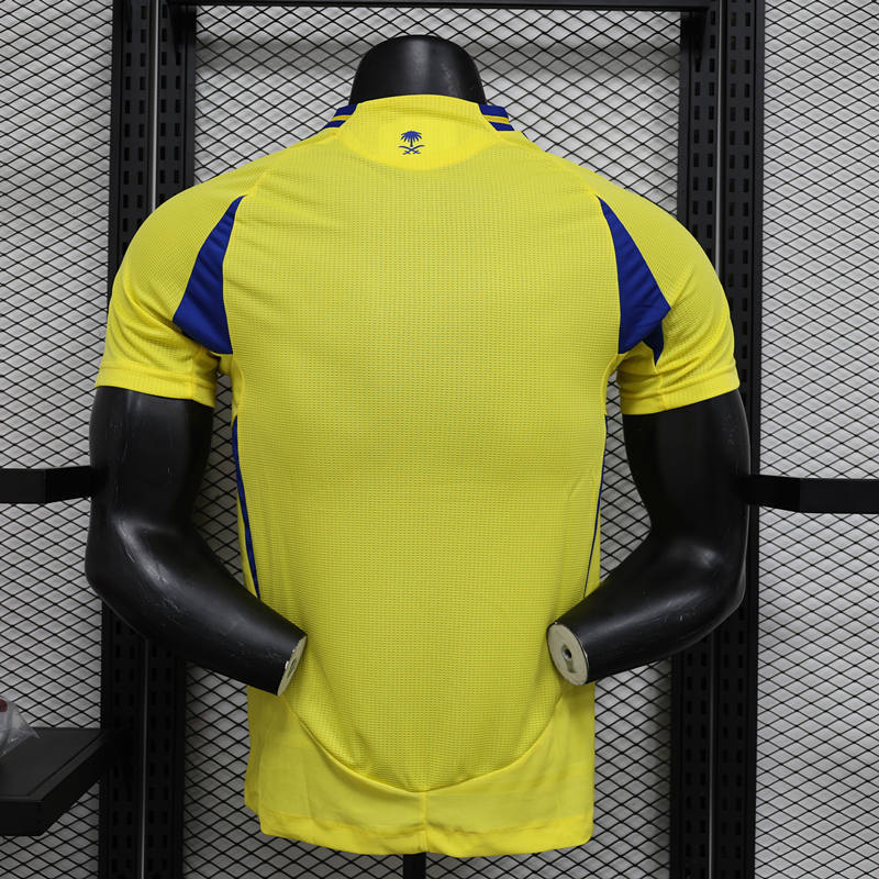 Player Version 2024-2025 Al-Nassr FC Home Yellow Thailand Soccer Jersey AAA-888