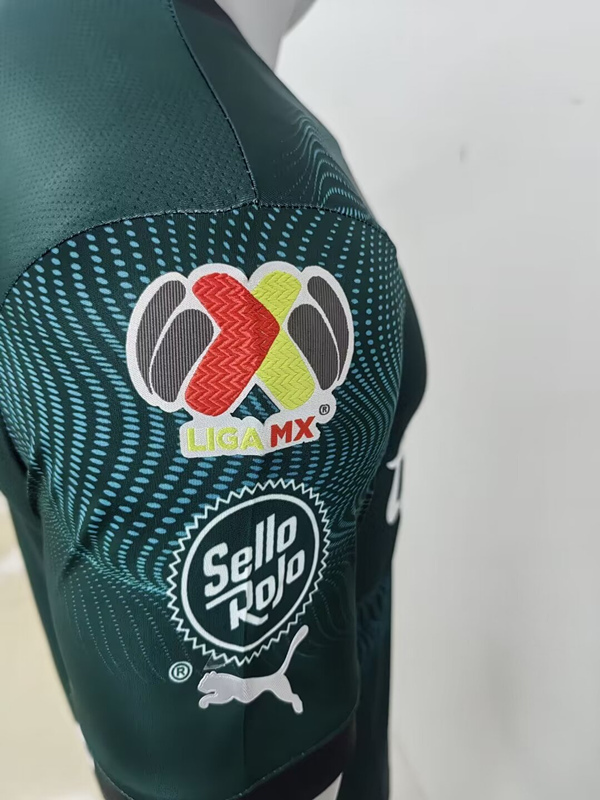 Player Version 2024-2025 Deportivo Guadalajara 2nd Away Green Thailand Soccer Jersey AAA-7959