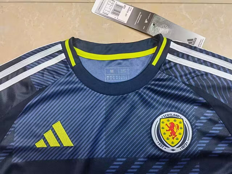 (S-4XL) 2024-2025 Scotland Home Royal Blue Thailand Soccer Jersey AAA-818