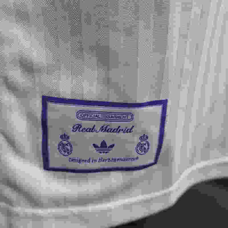 Player Version 2025-2026 Real Madrid White Thailand Soccer Jersey AAA-888