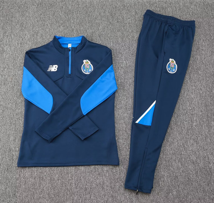 2024-2025 Porto Royal Blue Thailand Soccer Tracksuit -411