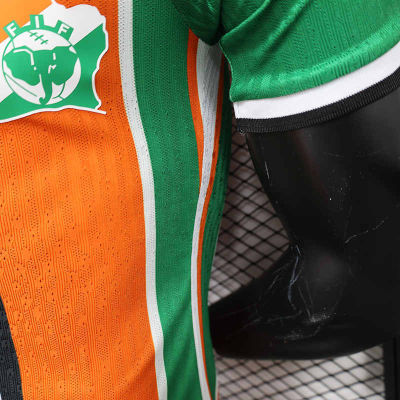 Player Version 2024-2025 Special Version Ivory Coast White&Orange&Green Thailand Soccer Jersey AAA-888