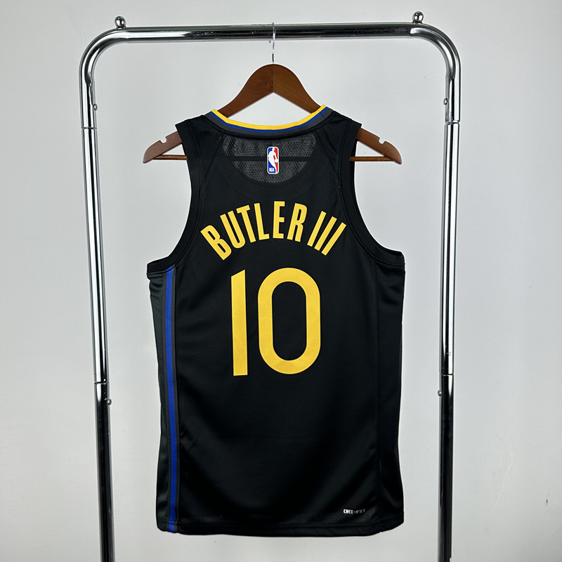 2025 Flying Man Edition Golden State Warriors Black #10 NBA Jersey-311