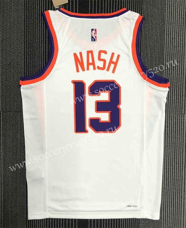 75th Anniversary Phoenix Suns White #13 NBA Jersey-311