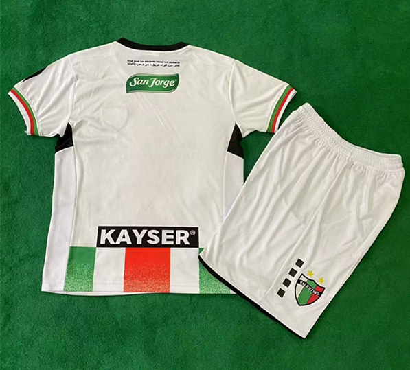 2024-2025 Special Version Palestine White&Green Kid/Youth Soccer Uniform