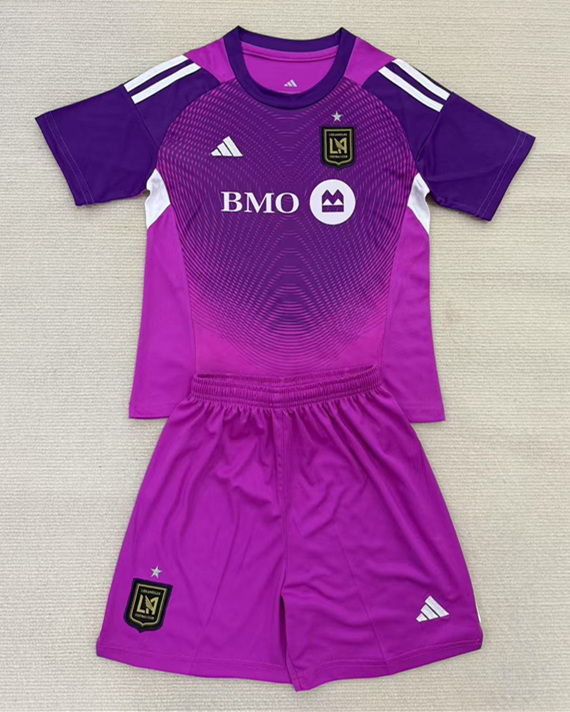 2025-26 Los Angeles FC Goalkeeper Purple Soccer Uniform-AY