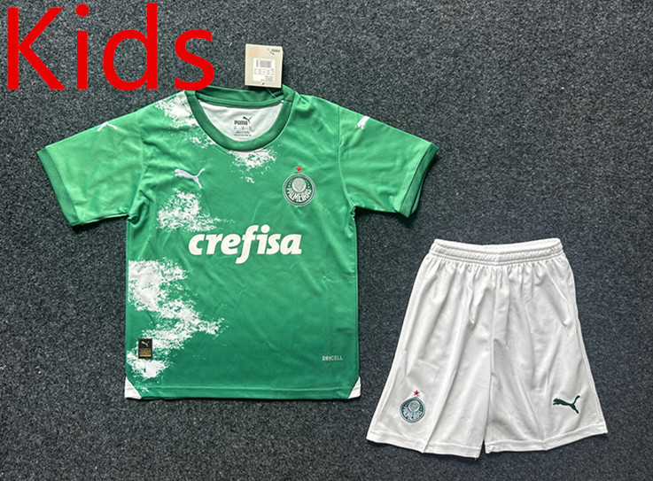2024-2025 Special Version SE Palmeiras Green Kid/Youth Soccer Uniform-GB