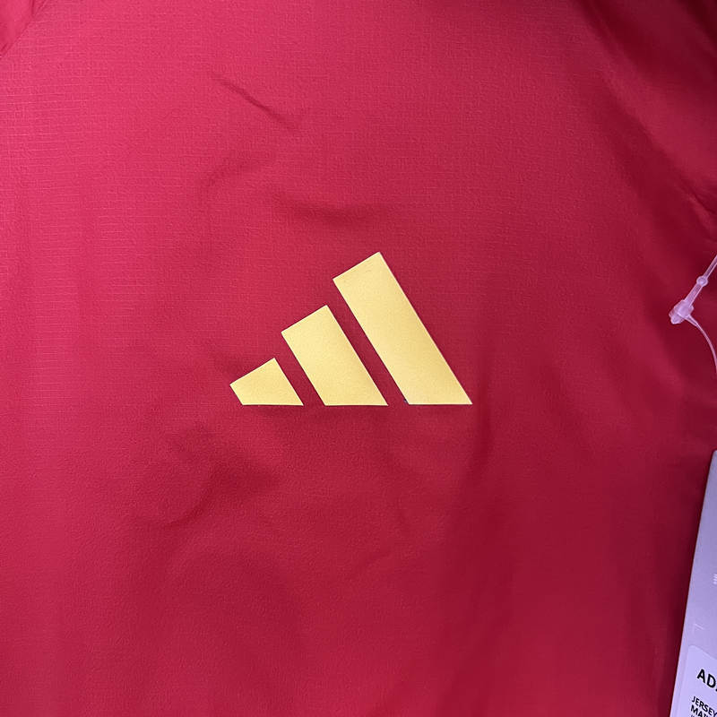 2024-2025 Spain Yellow&Red Thailand Double-Sided Wear Thailand Trench Coats-0255