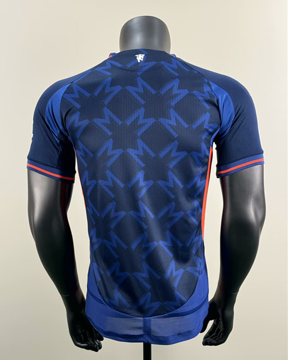 Player Version 2025-2026 Manchester United Royal Blue Thailand Soccer Jersey AAA-418