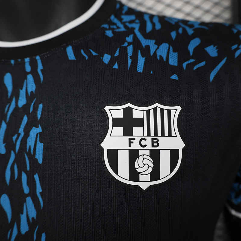 Player Version 2024-2025 Special Version Barcelona Blue&Black Thailand Soccer Jersey AAA-888