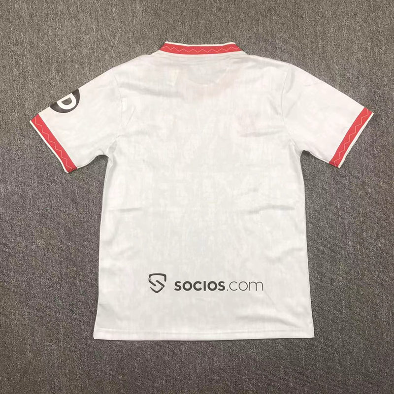 2024-2025 Sevilla Home White Thailand Soccer Jersey AAA-417
