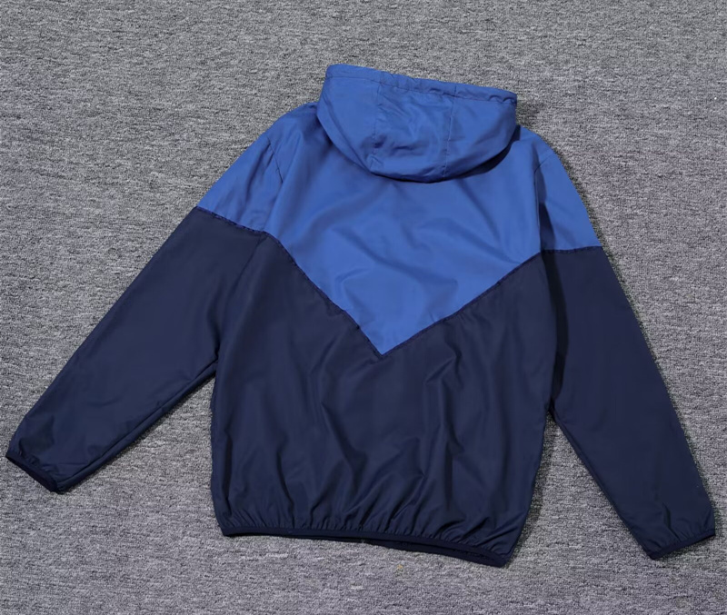 2024-2025 Colombia Blue Thailand Trench Coats With Hat-0255